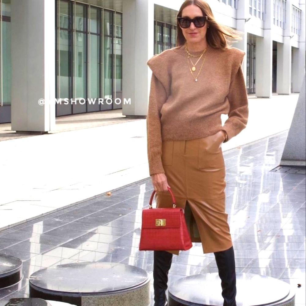 MANGO Shoulder detail sweater